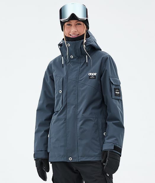 Dope Adept W Lumilautailutakki Naiset Metal Blue