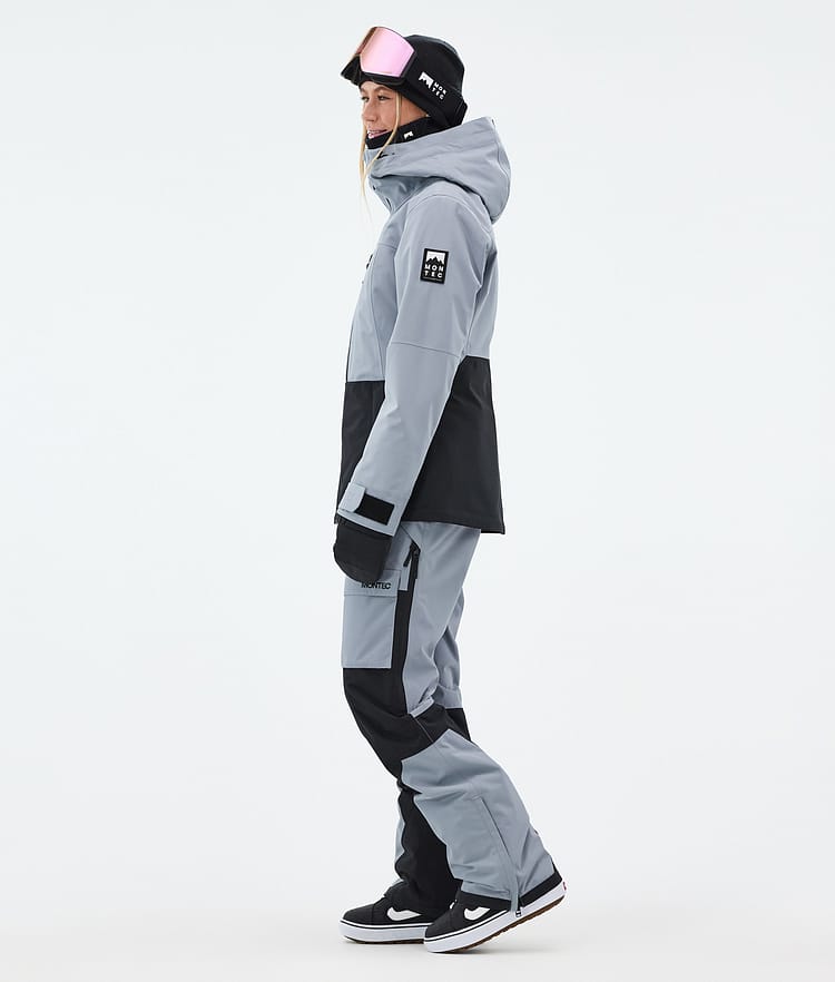 Montec Moss W Lumilautailutakki Naiset Soft Blue/Black, Kuva 4 / 10