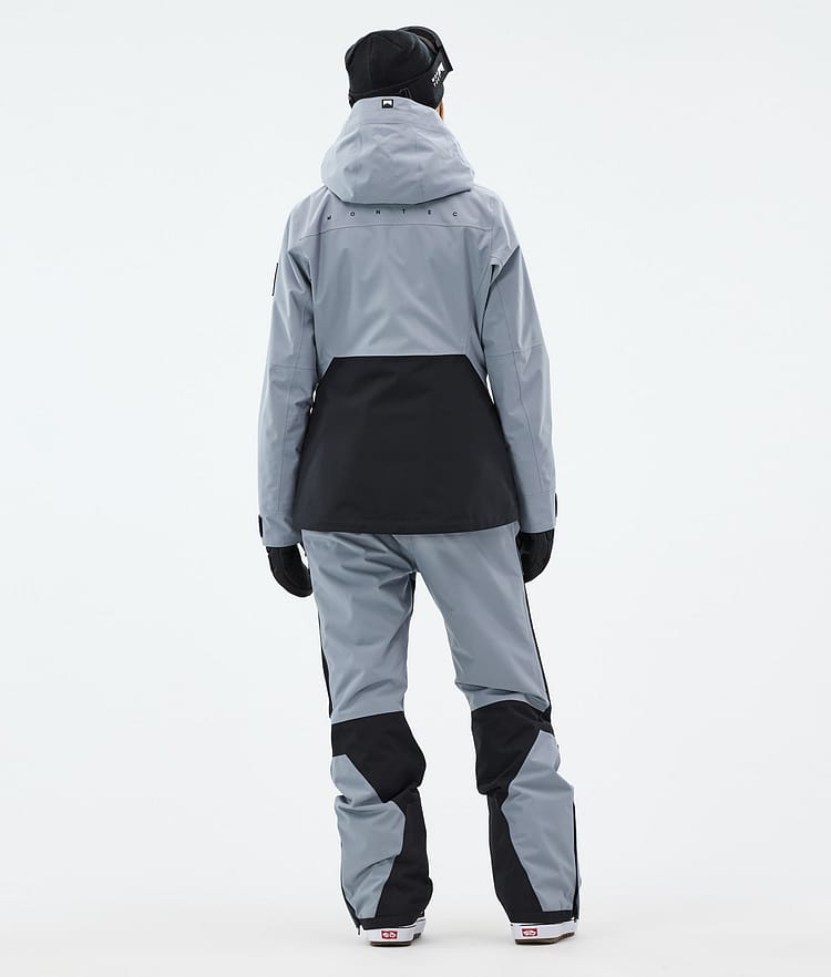 Montec Moss W Lumilautailutakki Naiset Soft Blue/Black, Kuva 5 / 10