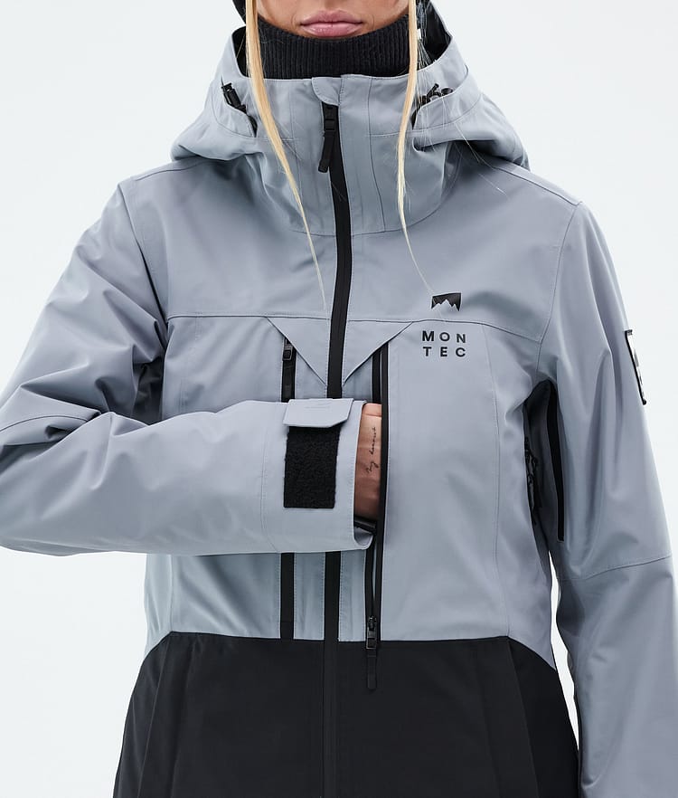 Montec Moss W Lumilautailutakki Naiset Soft Blue/Black, Kuva 9 / 10