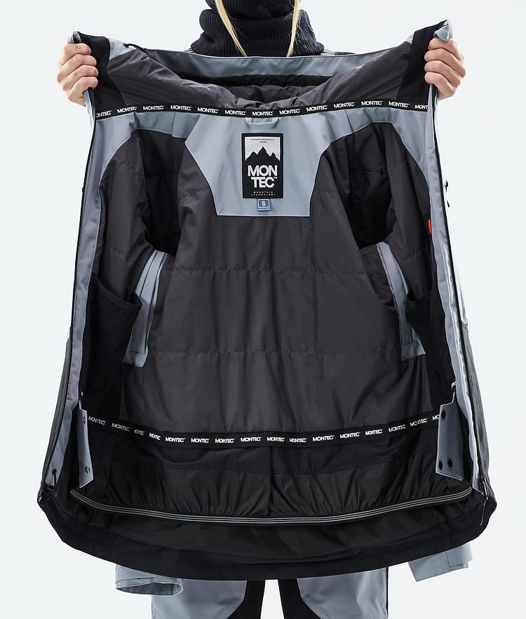 Montec Moss W Lumilautailutakki Naiset Soft Blue/Black, Kuva 10 / 10