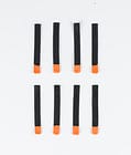 Utilities 8pc Rips Tape Zip Puller Varaosa Black/Orange Tip, Kuva 1 / 3