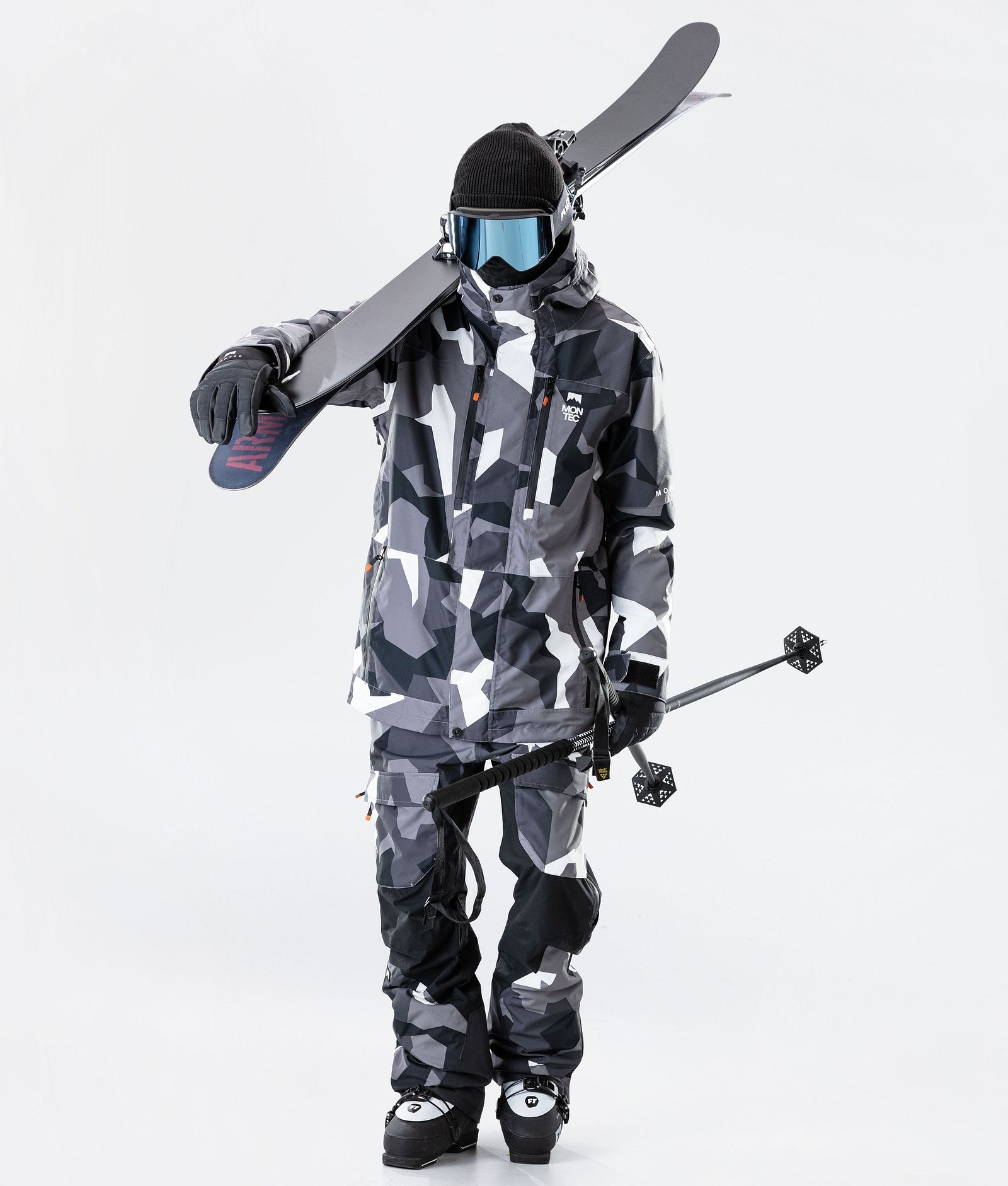 Montec Fawk 2020 Laskettelutakki Miehet Arctic Camo, Kuva 7 / 10