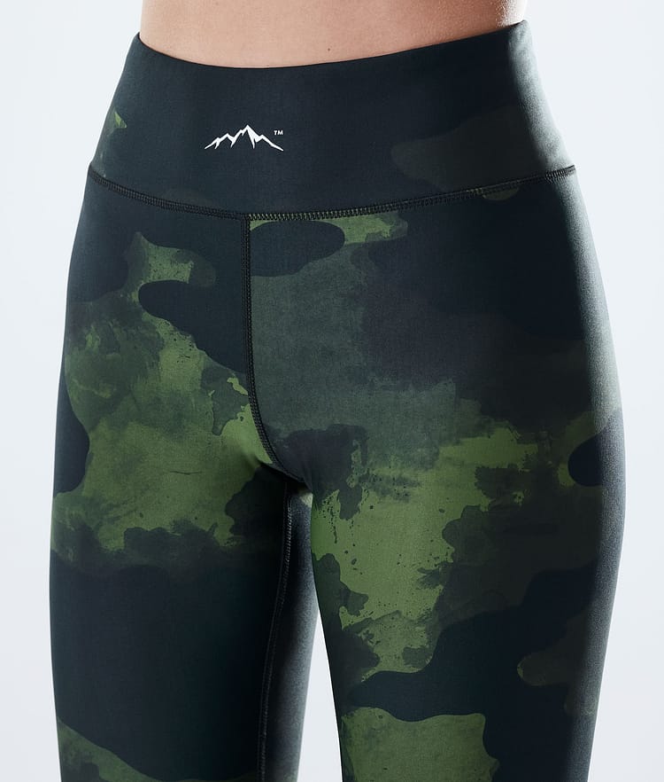 Dope Lofty Leggingsit Naiset Green Camo, Kuva 5 / 8