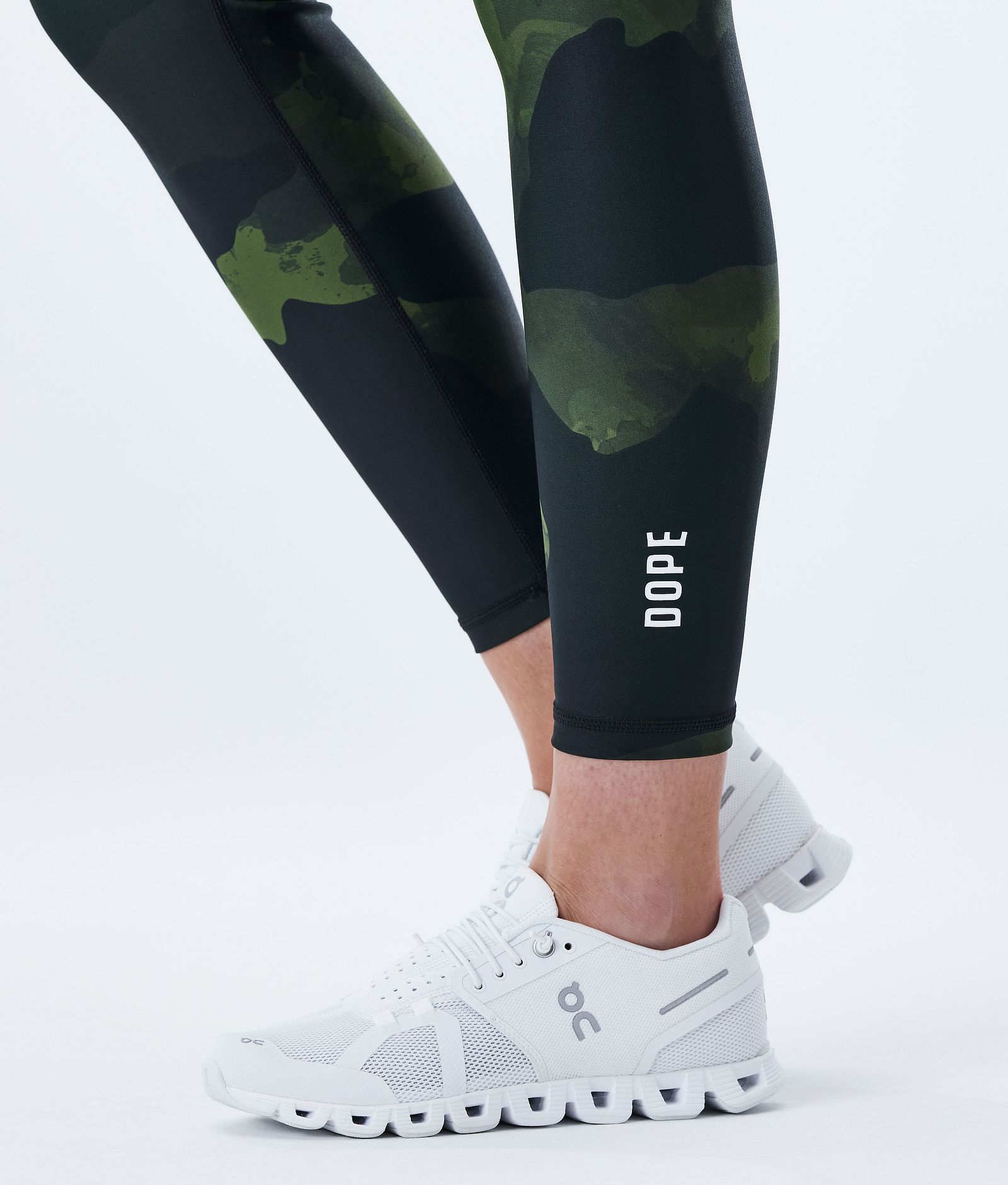 Dope Lofty Leggingsit Naiset Green Camo, Kuva 7 / 8