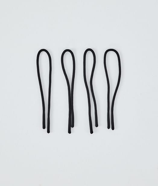 Dope Round Zip Puller String Varaosa Black/Black Tip