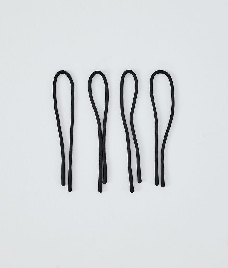 Dope Round Zip Puller String Varaosa Black/Black Tip, Kuva 1 / 2