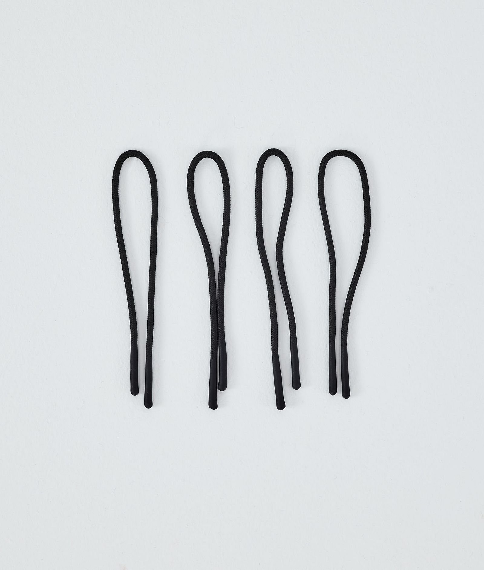 Dope Round Zip Puller String Varaosa Black/Black Tip, Kuva 1 / 2