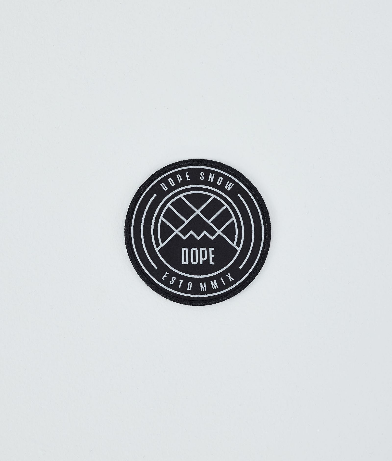 Dope Round Patch Dope Varaosa Black/White Logo, Kuva 1 / 1