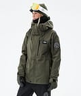 Dope Blizzard W Full Zip 2021 Laskettelutakki Naiset Olive Green, Kuva 1 / 11