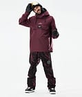 Dope Blizzard 2021 Lumilautailutakki Miehet Burgundy, Kuva 3 / 9