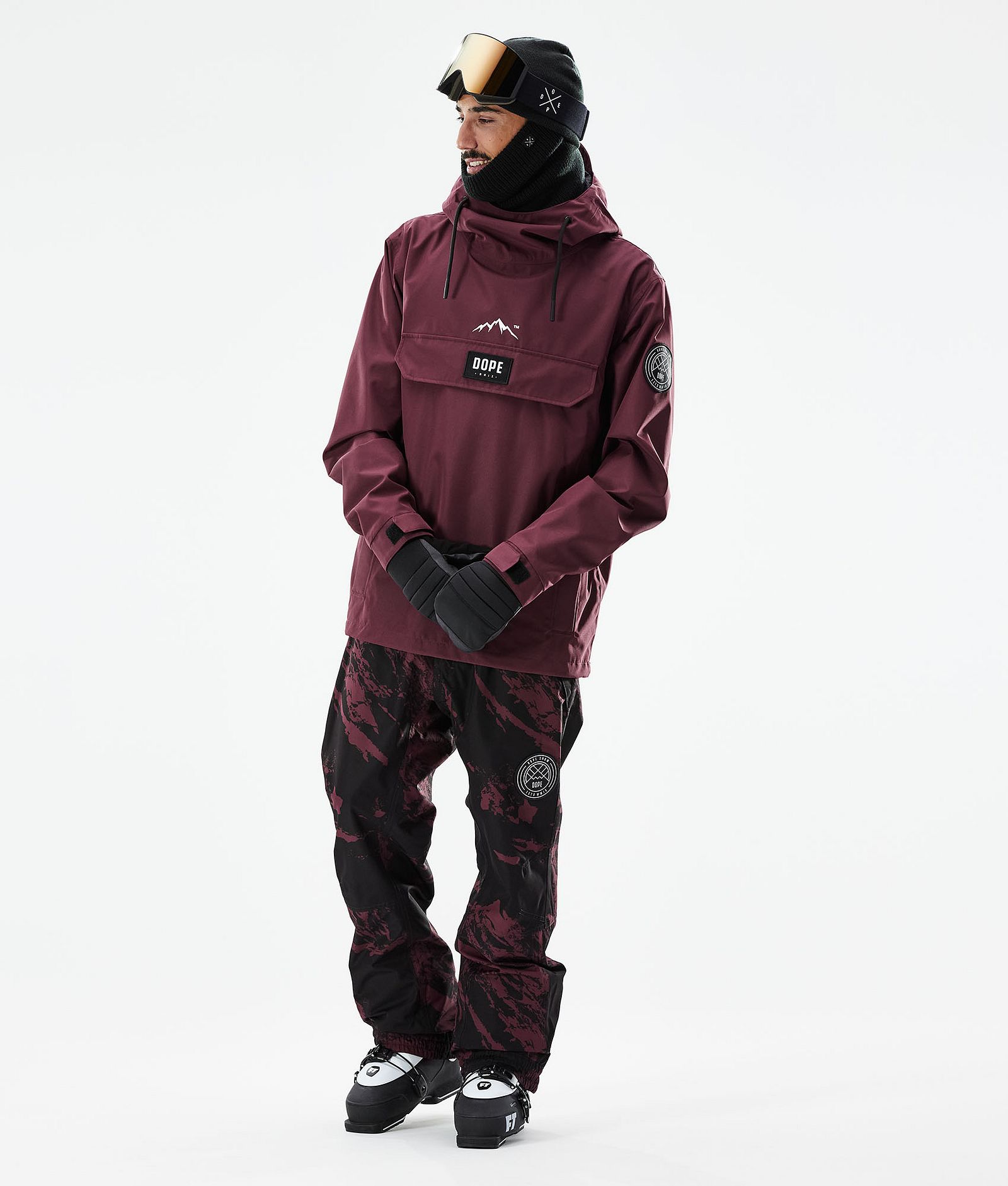 Dope Blizzard 2021 Laskettelutakki Miehet Burgundy, Kuva 3 / 9