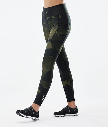 Dope Lofty Tech 2022 Leggingsit Naiset Green Camo