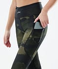 Dope Lofty Tech 2022 Leggingsit Naiset Green Camo, Kuva 5 / 8