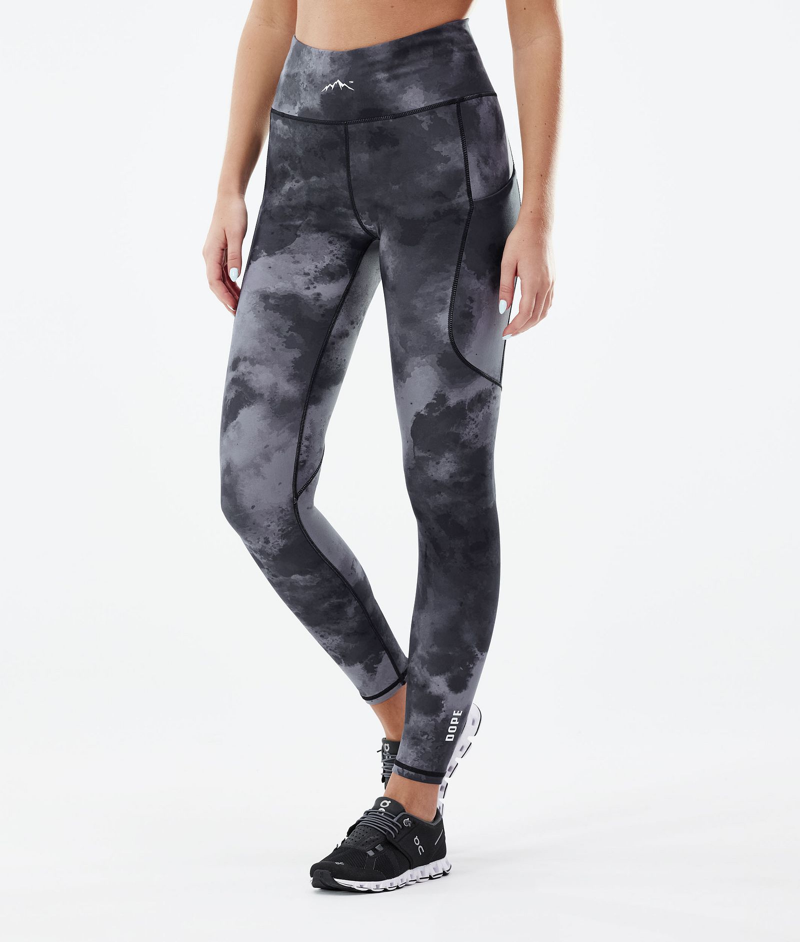 Dope Lofty Tech Leggingsit Naiset Black Batik, Kuva 1 / 8