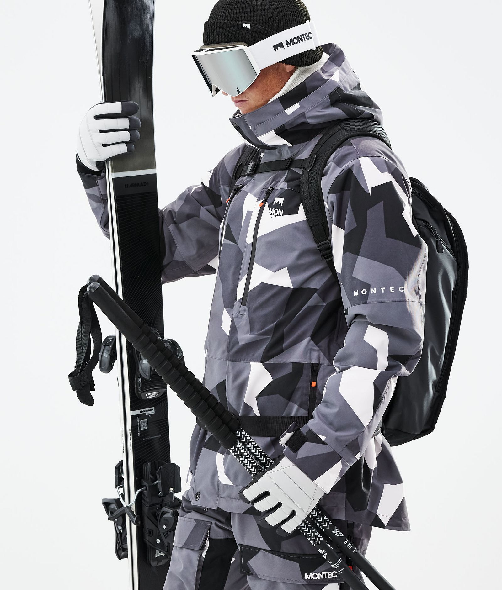 Montec Fawk 2021 Laskettelutakki Miehet Arctic Camo, Kuva 3 / 11