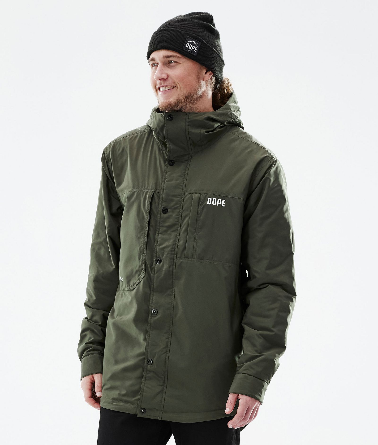 Dope Insulated Välikerrostakki Ulkoilu Miehet Olive Green, Kuva 1 / 12