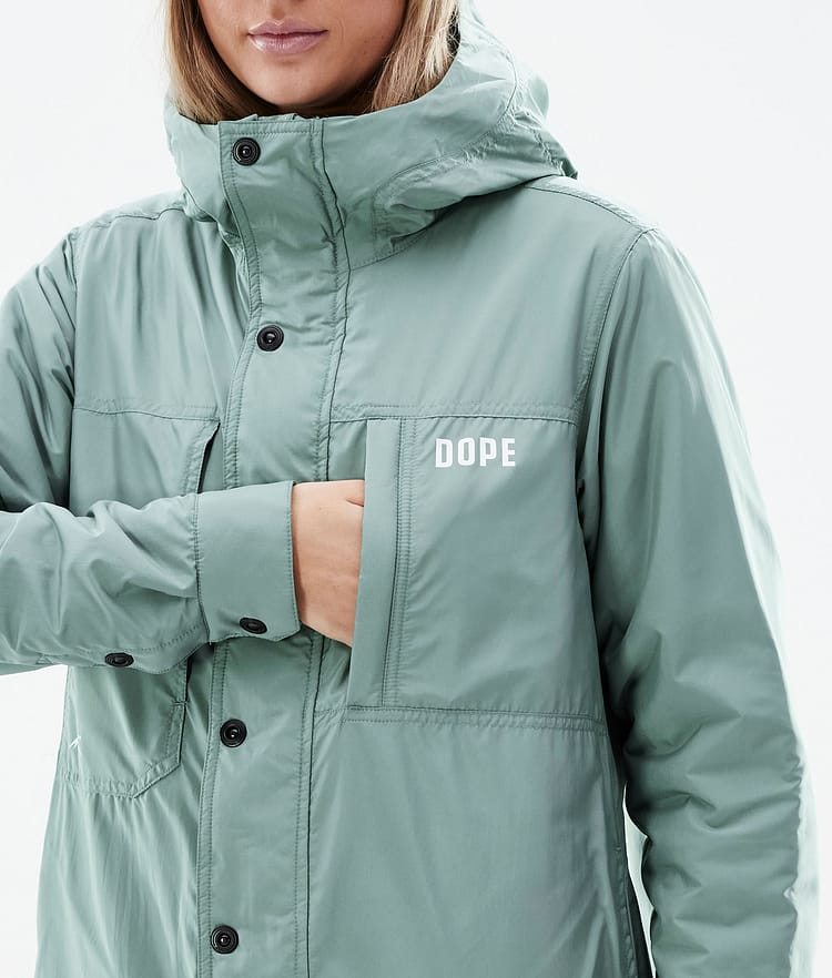 Dope Insulated W Välikerrostakki Ulkoilu Naiset Faded Green, Kuva 8 / 10