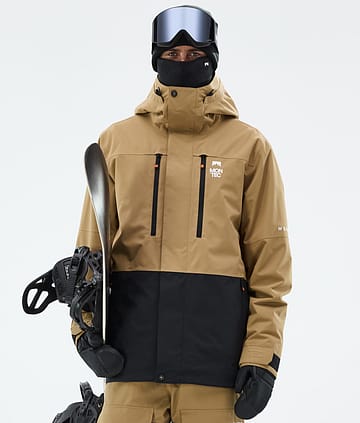 Montec Fawk Lumilautailutakki Miehet Gold/Black