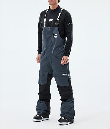 Montec Fawk Lumilautailuhousut Metal Blue/Black