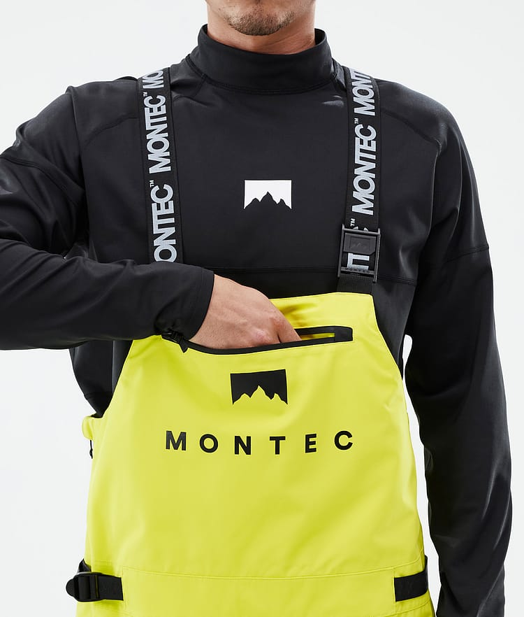 Montec Arch Lumilautailuhousut Miehet Bright Yellow/Black, Kuva 6 / 7