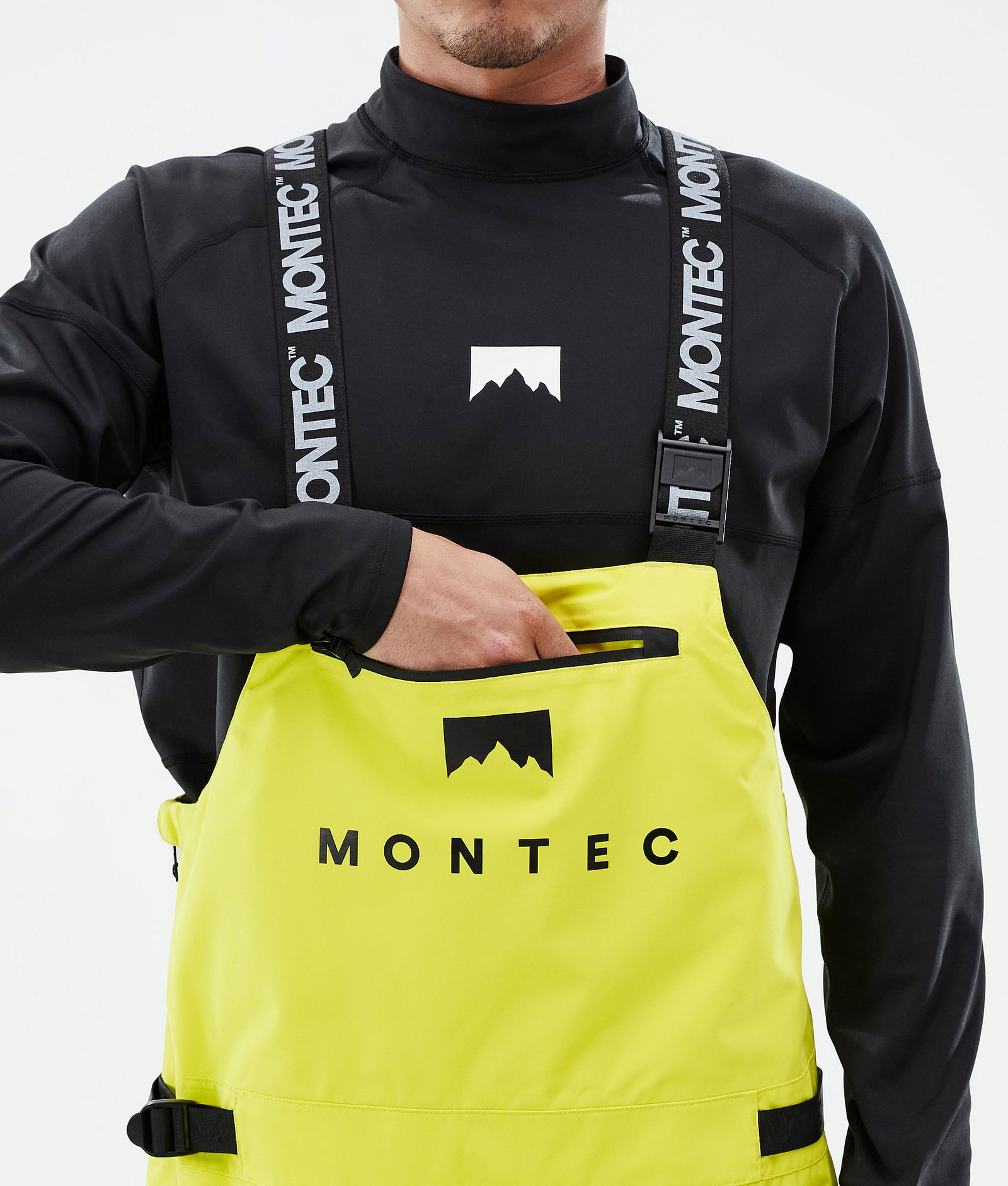 Montec Arch Lasketteluhousut Miehet Bright Yellow/Black, Kuva 6 / 7