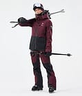 Montec Moss W Laskettelutakki Naiset Burgundy/Black, Kuva 3 / 10