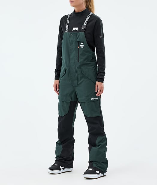 Montec Fawk W Lumilautailuhousut Naiset Dark Atlantic/Black