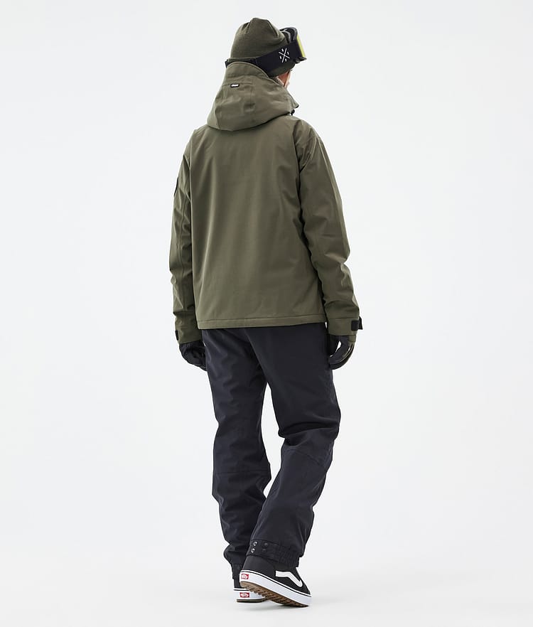 Dope Blizzard W Full Zip Lumilautailutakki Naiset Olive Green, Kuva 5 / 10