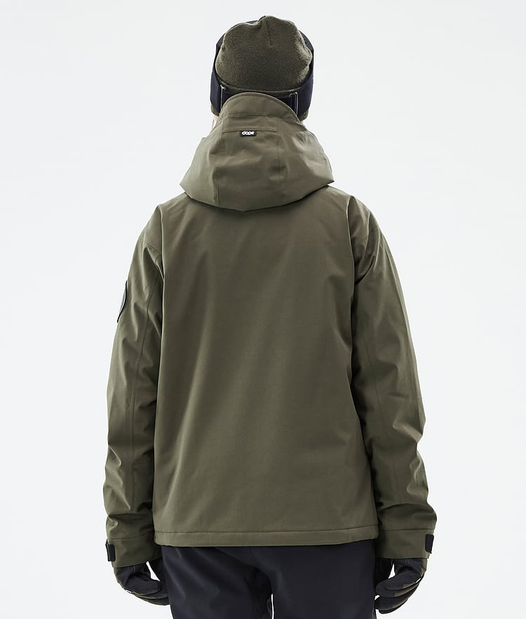 Dope Blizzard W Full Zip Lumilautailutakki Naiset Olive Green, Kuva 7 / 10