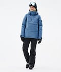 Dope Puffer W 2023 Laskettelutakki Naiset Blue Steel, Kuva 3 / 9