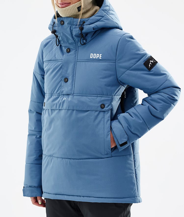 Dope Puffer W 2023 Laskettelutakki Naiset Blue Steel, Kuva 8 / 9