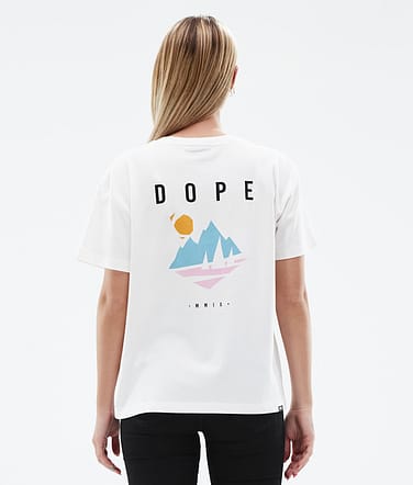 Dope Standard W 2022 T-paita Naiset Pine White
