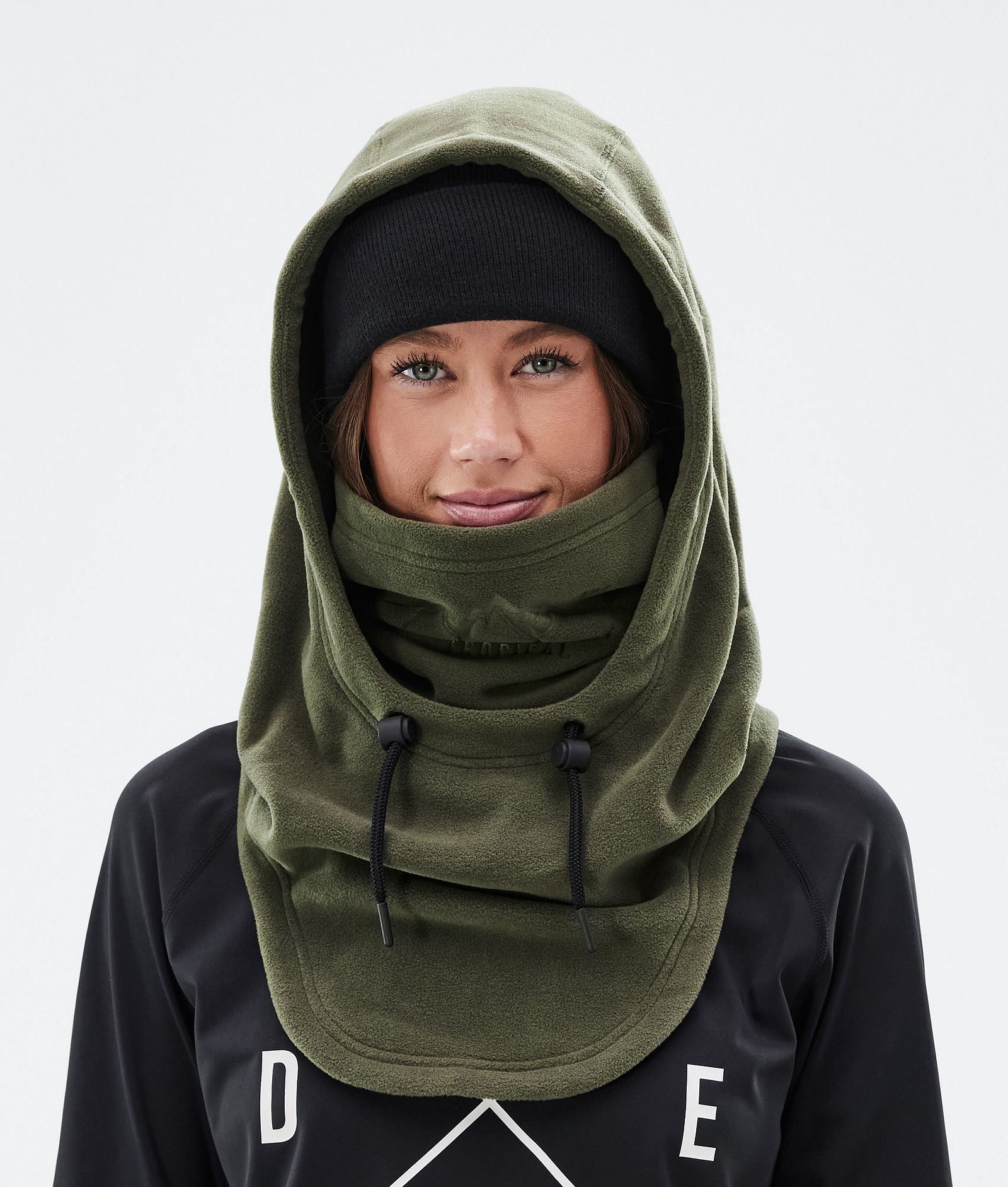 Dope Cozy Hood II Tuubihuivi Olive Green, Kuva 4 / 4