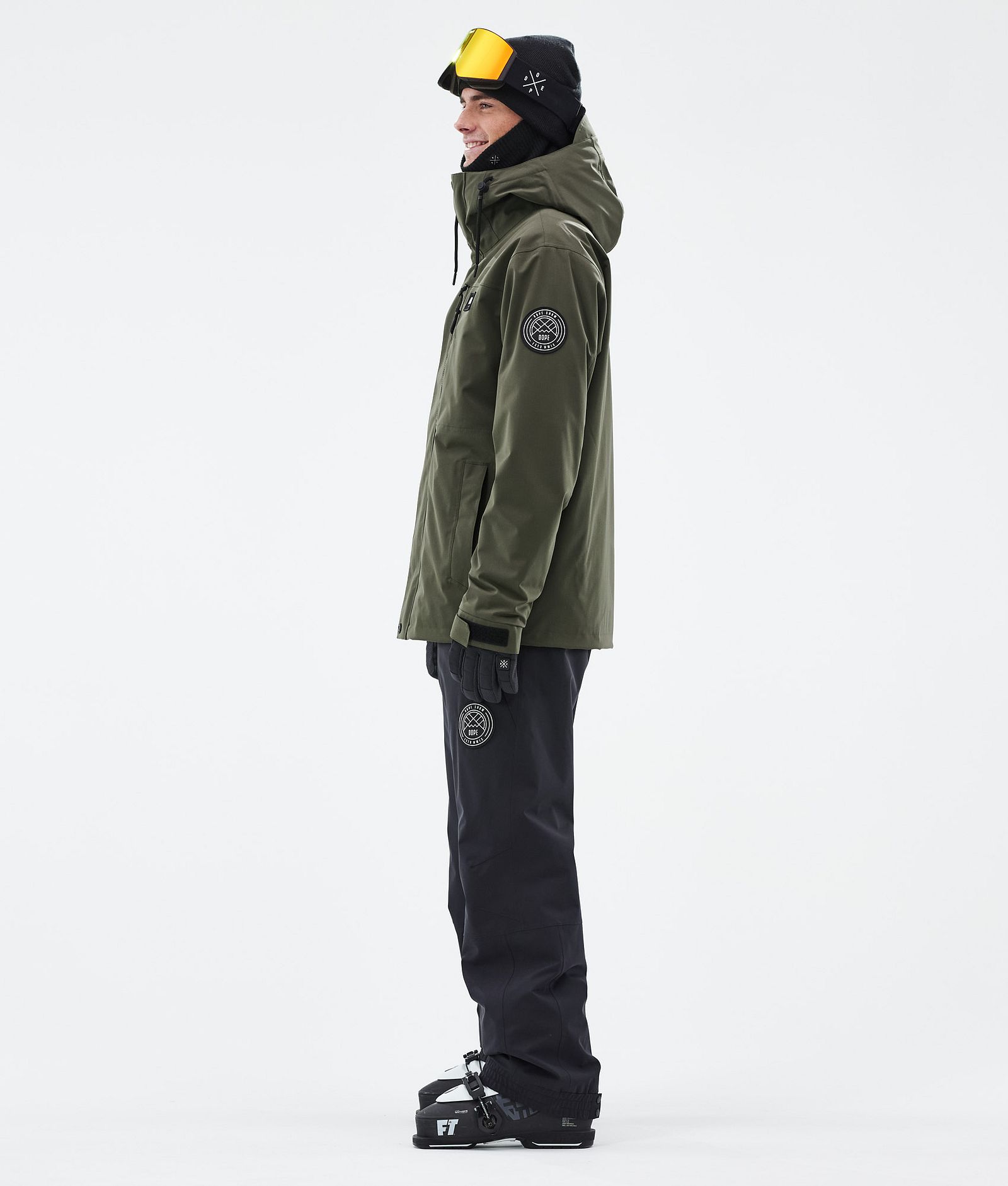 Dope Blizzard Full Zip Laskettelutakki Miehet Olive Green, Kuva 3 / 9