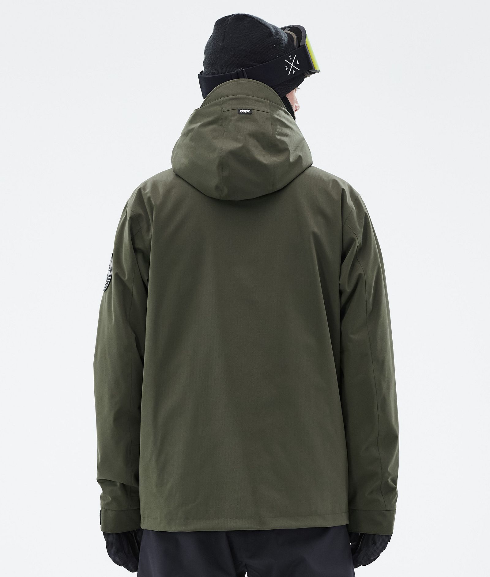 Dope Blizzard Full Zip Laskettelutakki Miehet Olive Green, Kuva 6 / 9