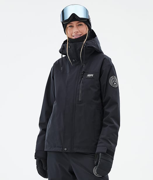 Dope Blizzard W Full Zip 24 Laskettelutakki Naiset Black