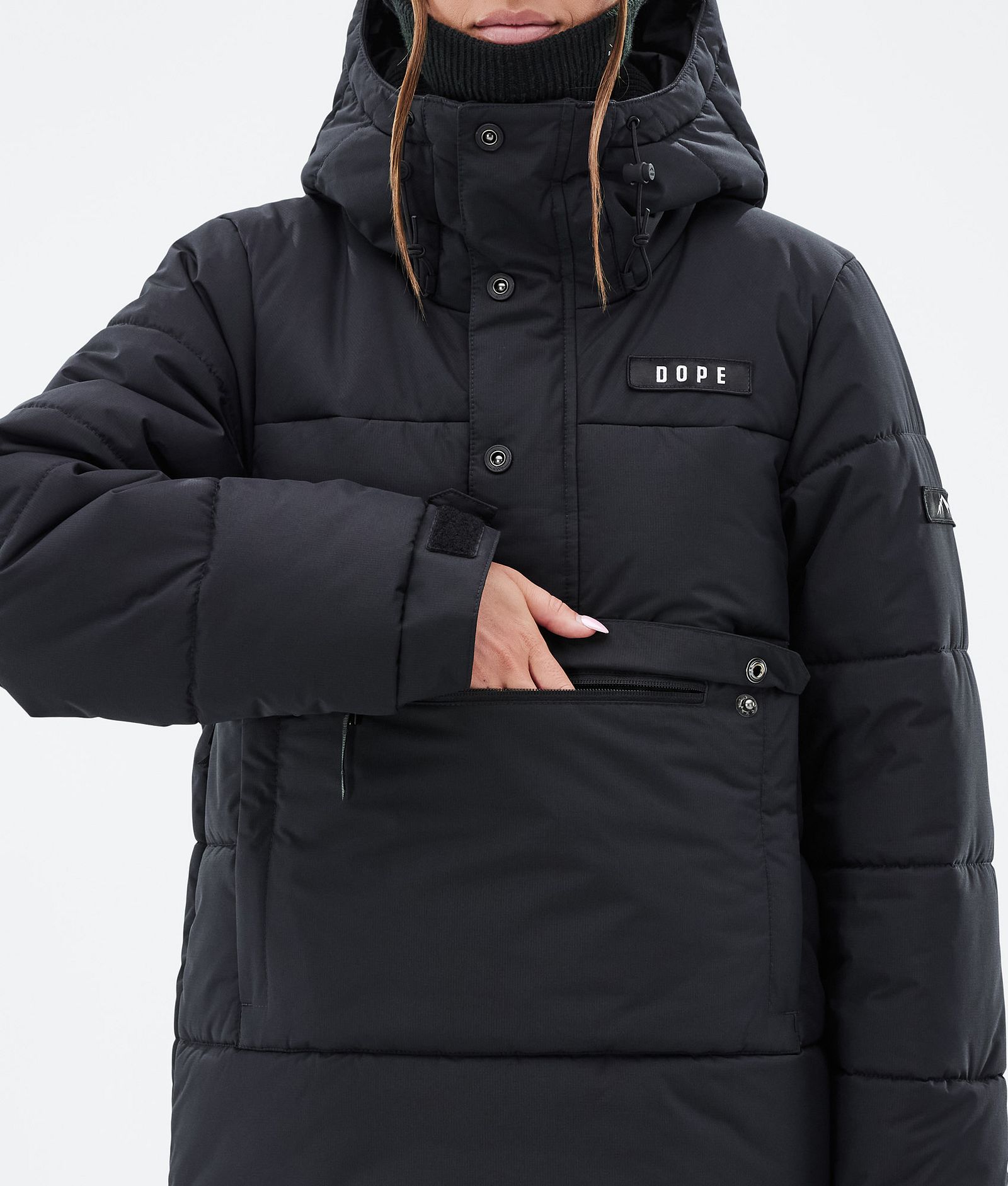 Dope Puffer W Laskettelutakki Naiset Black, Kuva 8 / 8