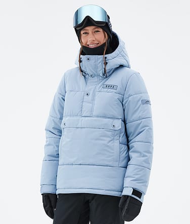 Dope Puffer W Laskettelutakki Naiset Light Blue