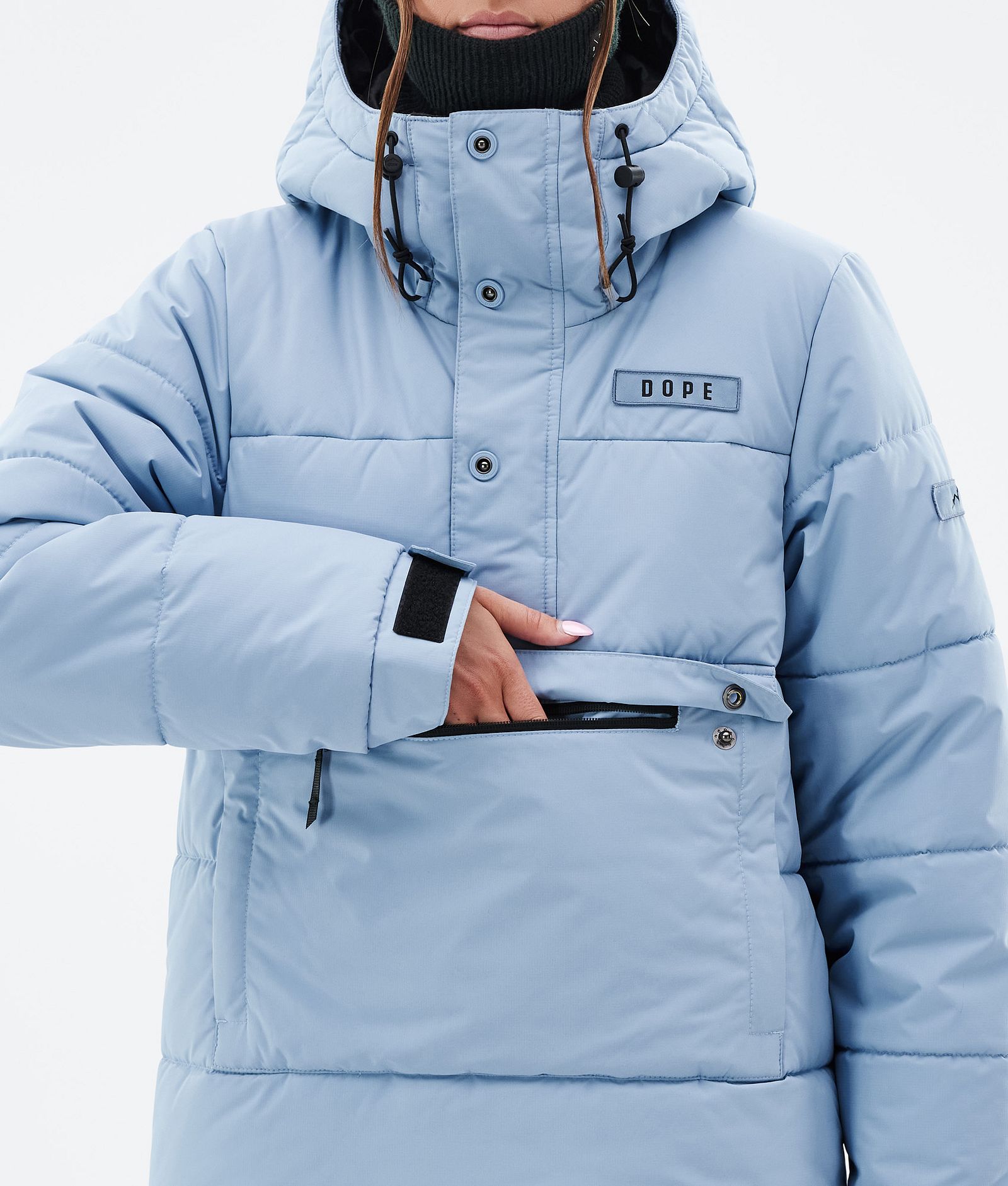 Dope Puffer W Laskettelutakki Naiset Light Blue, Kuva 8 / 8