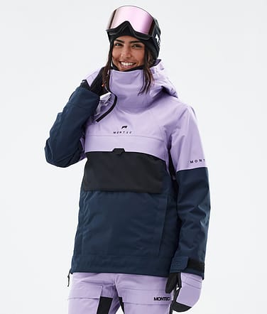 Montec Dune W Laskettelutakki Naiset Faded Violet/Black/Dark Blue