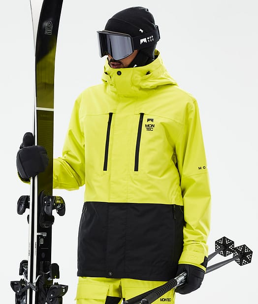 Montec Fawk Laskettelutakki Miehet Bright Yellow/Black