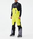 Montec Fawk Lumilautailuhousut Miehet Bright Yellow/Black/Light Pearl