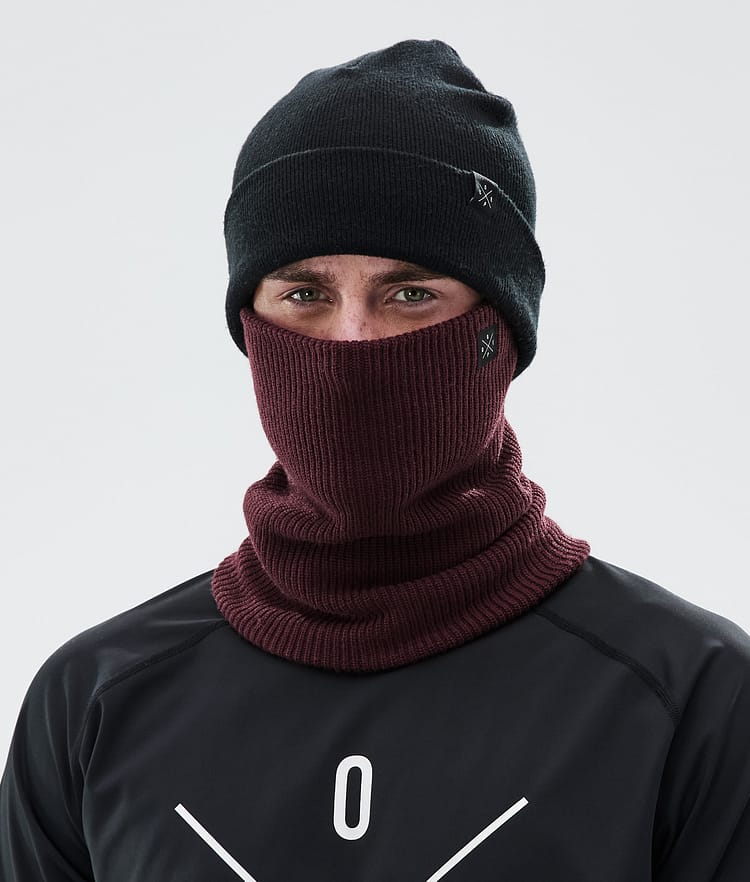 Dope 2X-Up Knitted Tuubihuivi Burgundy, Kuva 2 / 3