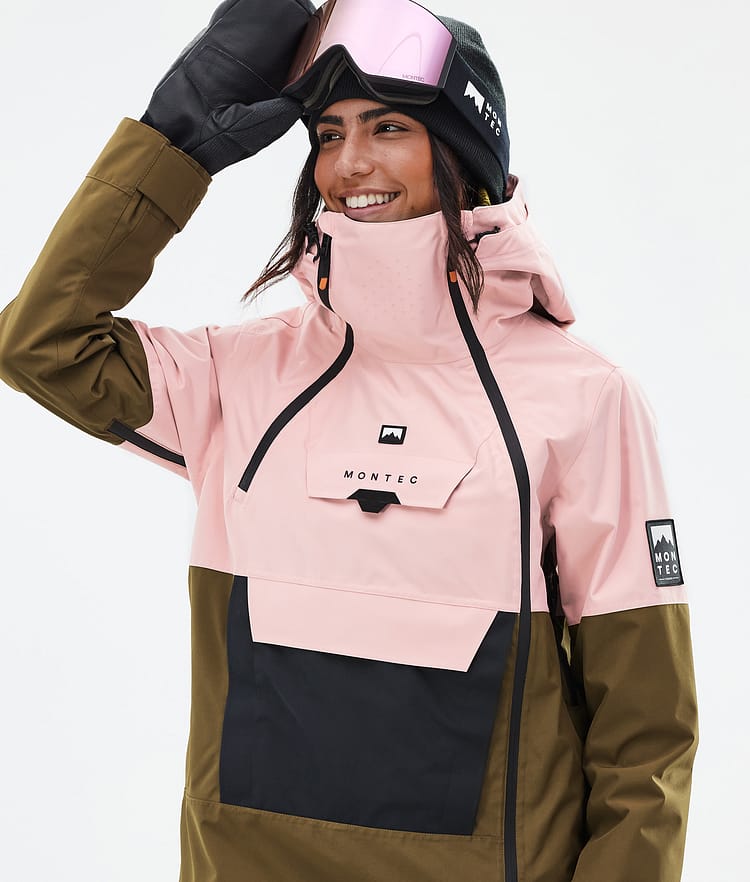 Montec Doom W Laskettelutakki Naiset Soft Pink/Black/Fatigue, Kuva 2 / 11