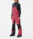 Montec Fawk W Lasketteluhousut Naiset Light Red/Black