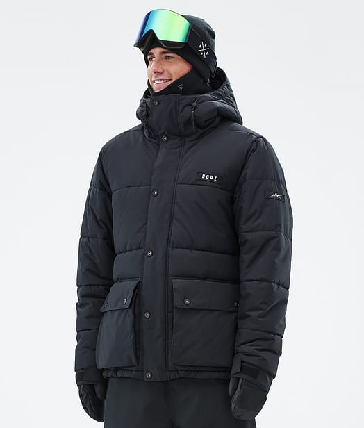 Dope Puffer Full Zip Laskettelutakki Miehet Black