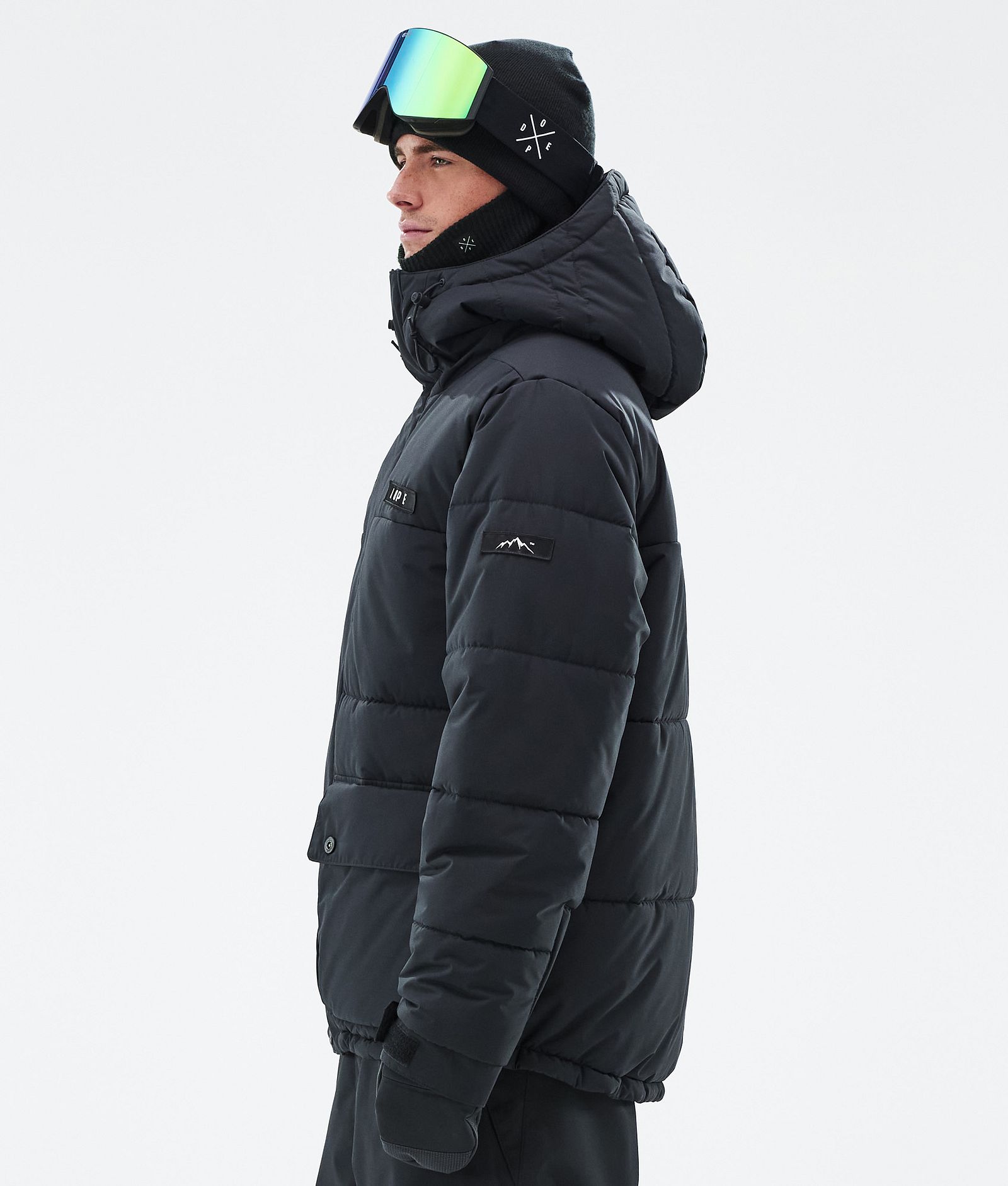 Dope Puffer Full Zip Laskettelutakki Miehet Black, Kuva 5 / 9