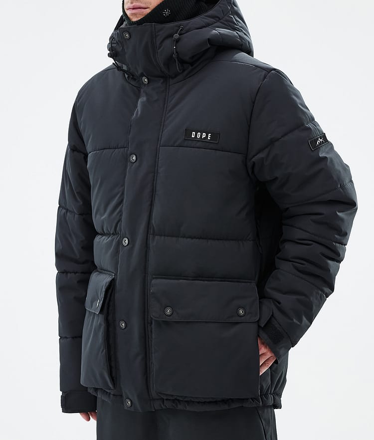 Dope Puffer Full Zip Lumilautailutakki Miehet Black, Kuva 7 / 9