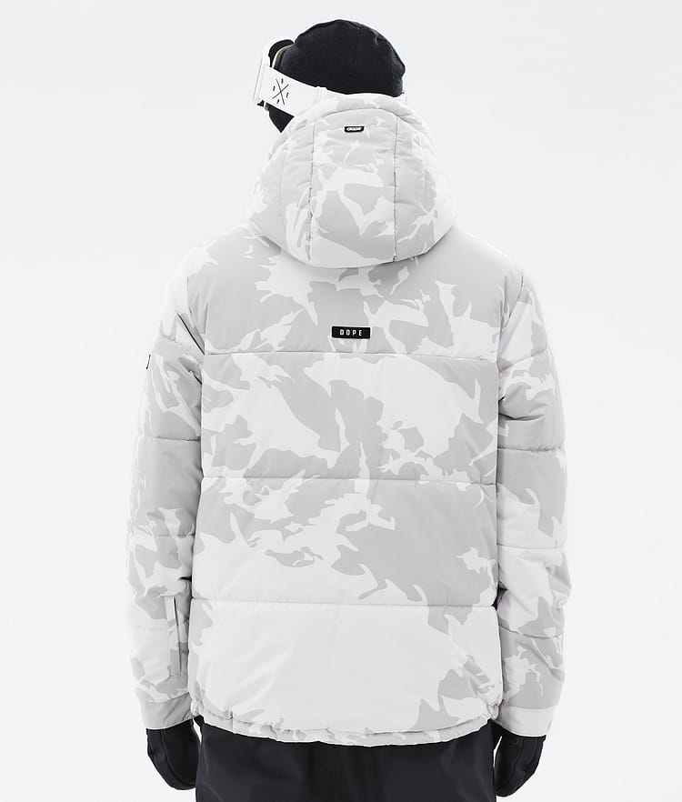 Dope Puffer Full Zip Laskettelutakki Miehet Grey Camo, Kuva 6 / 9